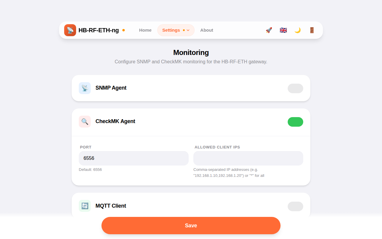 HB-RF-ETH-ng Monitoring mit MQTT und Home Assistant Auto-Discovery